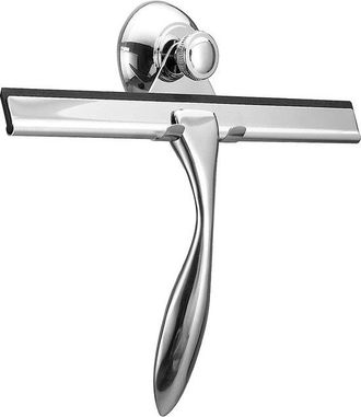 OEM Escobilla Limpiacristales De Acero Inoxidable Para Ba&ntilde;o E Inodoro - Raspador Ancho + Gancho De Montaje