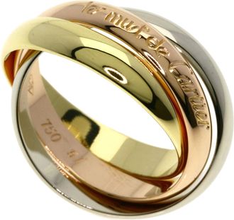 Cartier Yellow Gold (18K) Pink Gold (18K) White Gold (18K) Band Ring (Pre-Owned)