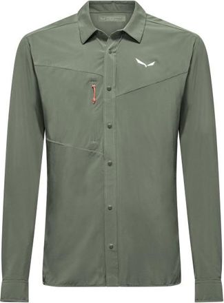 Salewa Puez L/S Shirt Hemd f&uuml;r Herren | oliv