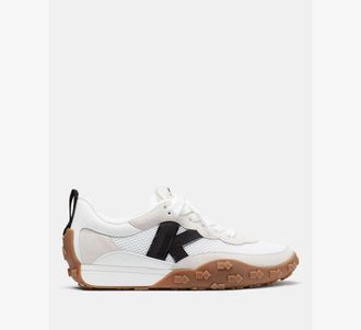 Kate Spade New York Womens K As In Kate Sneakers in White, Size 40.5 | Mesh