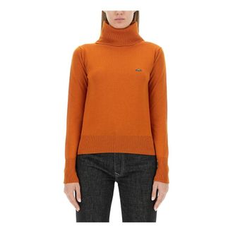Vivienne Westwood Turtlenecks, female, Orange, Size: L Giulia High Neck