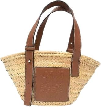 Loewe Pre-owned Basket Tote Bag - Pre-owned - Mujer - Beige - ONE SIZE