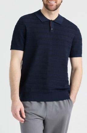 Hunter Portier Polo Sweater in Midnight at Nordstrom Rack, Size X-Large