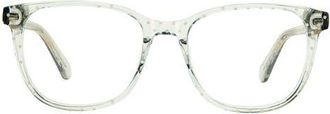 Kate Spade New York joliet 51mm square optical glasses in Green at Nordstrom