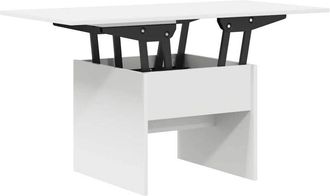 vidaXL Coffee Table White 55 x 54.5 x 45 cm Engineered wood vidaXL