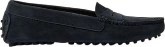 Scarosso Ashley Su&egrave;de Loafers - Dames - Loafers - Blauw - 37 1/2 EU - Su&egrave;de - Schoenen