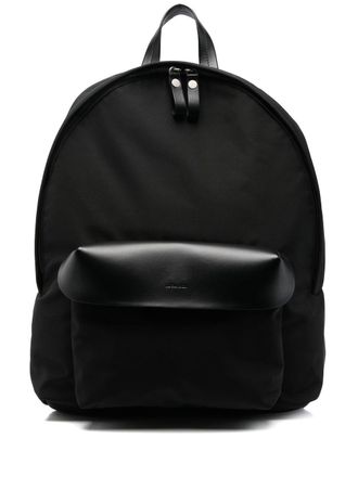 Jil Sander Zaino con logo goffrato - Nero