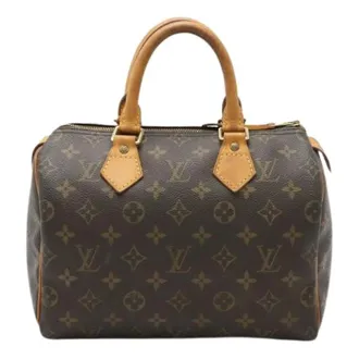 Louis Vuitton Pre-owned Handbags, female, Brown, Size: ONE SIZE Pre-owned Speedy 25 Monogram Handbag