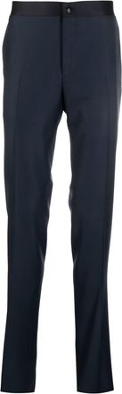 Canali tailored wool trousers - men - Wool - 58 - Blue