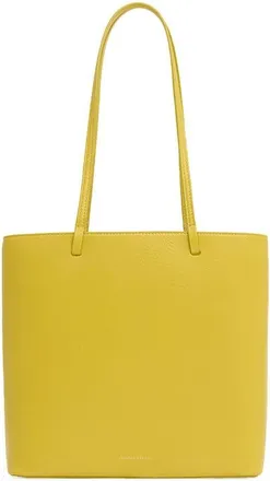 Mansur Gavriel Filo Leather Tote in Citrus at Nordstrom