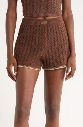 UGG Azriel Cable Sweater Shorts in Cola at Nordstrom Rack, Size X-Large
