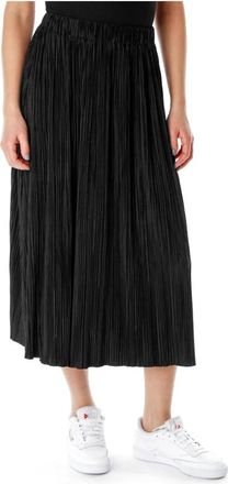 Sams&oslash;e & Sams&oslash;e Uma Skirt - Dames - Midirokken - Zwart - 2XS - Polyester - Rokken