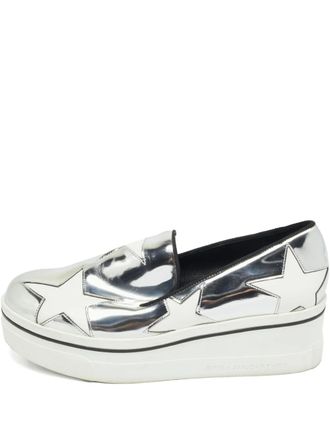 Stella McCartney Binx star-detail shoes - Silver