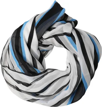 Dolce & Gabbana Striped Silk Scarf - Multicolor
