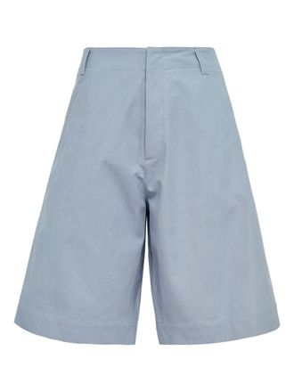 Jil Sander cotton shorts - men - Cotton/Cotton - 44 - Blue