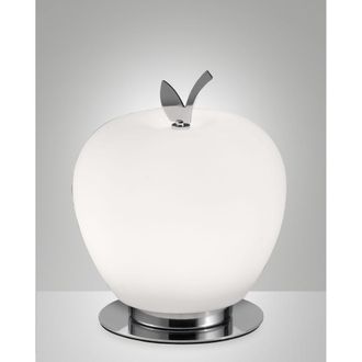Fabas Luce L&aacute;mpara de mesa Wendy en metal e vitro 8w 3000k led