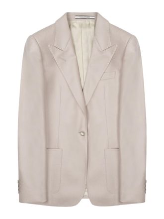Tagliatore Parigi Single-Breasted Tailored Virgin Wool Blazer