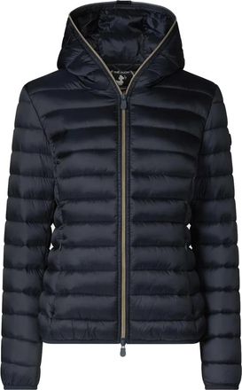 Save The Duck Blauw Zwart Alexis Lichtgewicht Jas - Dames - Winterjassen - Blauw - M - Jassen