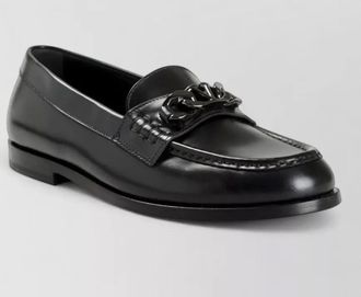 Valentino Garavani leather slip-on loafers