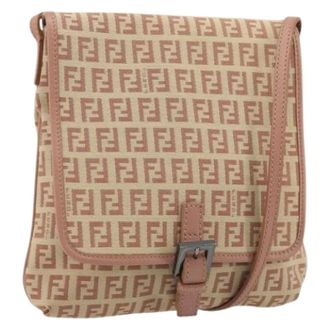 Fendi Pre-owned Cross Body Bags, female, Pink, Size: ONE SIZE Pre-owned Vintage Shoulder Bag