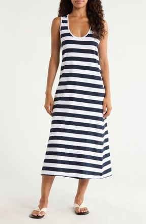 Frank & Eileen Dylan Stripe Tank Dress in Nautical Stripe at Nordstrom, Size X-Large