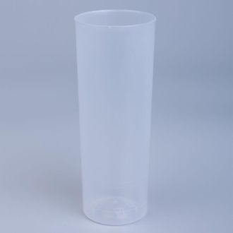 Wanderlust Deco Caja Vaso Tubo Reutilizable Transparente De 390 Uds 5x15x5,7 Cm