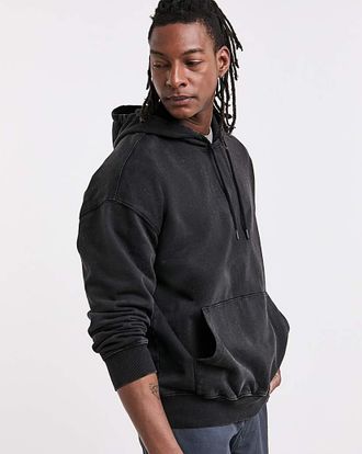 Jacamo Garment Washed Oversized Hoodie