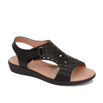 Andrea Leather Comfort laser Pattern Sandals