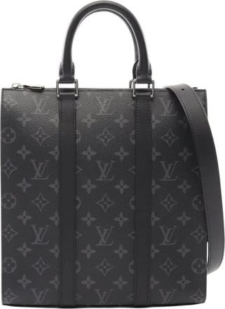 Louis Vuitton 2021-2025 Monogram Eclipse Sac Plat shopper - Zwart