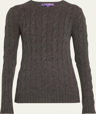 Ralph Lauren Collection Classic Cable Cashmere Sweater