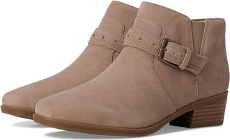 Clarks Danyelle Wish Womens Boots Light Taupe Suede : 6.5 B - Medium, Leather