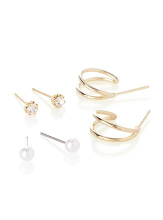 Simons Womens Mini earrings Set of 3