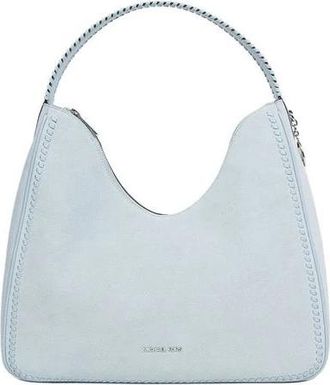 Michael Kors Nayla Medium Hobo Schoudertas - Dames - Schoudertassen - Blauw - ONE Size - Leer - Tassen