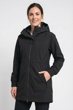 Sch&ouml;ffel Parka SCH&Ouml;FFEL Parka Style Bohorok WMS, Damen, Gr. 34, schwarz, Obermaterial: 100% Polyester, Jacken Parka, Oversize-Passform mit Raglan&auml;rmeln, Taille
