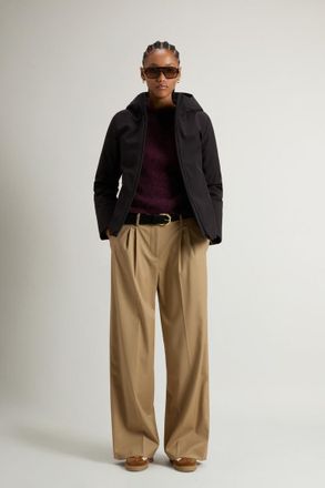 Woolrich donna Firth Parka in Tech Softshell Nero Taglia XXS