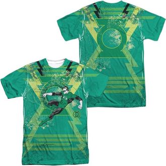 Gildan Green Lantern Wield The Logo (Front/Back Print) Short Sleeve Adult 100% Poly Crew Tee / T-Shirt