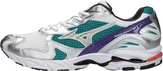Mizuno Schoenen, Heren, Wit, 43 EU, Leer, Wave Rider 10 Sneaker