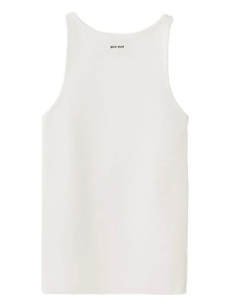 Miu Miu logo tank tank top - White