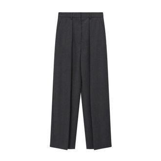 Victoria Beckham Pantaloni a gamba larga - - Trousers - Donna - Grigio - XL