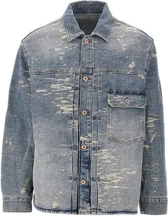 Emporio Armani Vintage effect denim jacket Man M