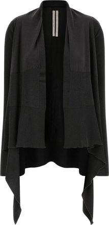 Rick Owens Cardigan asimmetrico - Nero