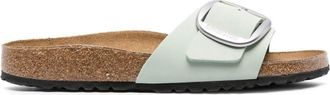 Birkenstock Madrid Big Buckle nubuck sandals - women - Calf Leather/Rubber/Calf Leather - 41 Narrow - Green