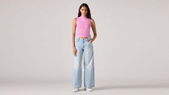 Levi's 94 Baggy Wide Leg Jeans - Womens - 23X31 - Blue