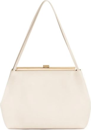 Fabiana Filippi Borsa a spalla in pelle - Bianco