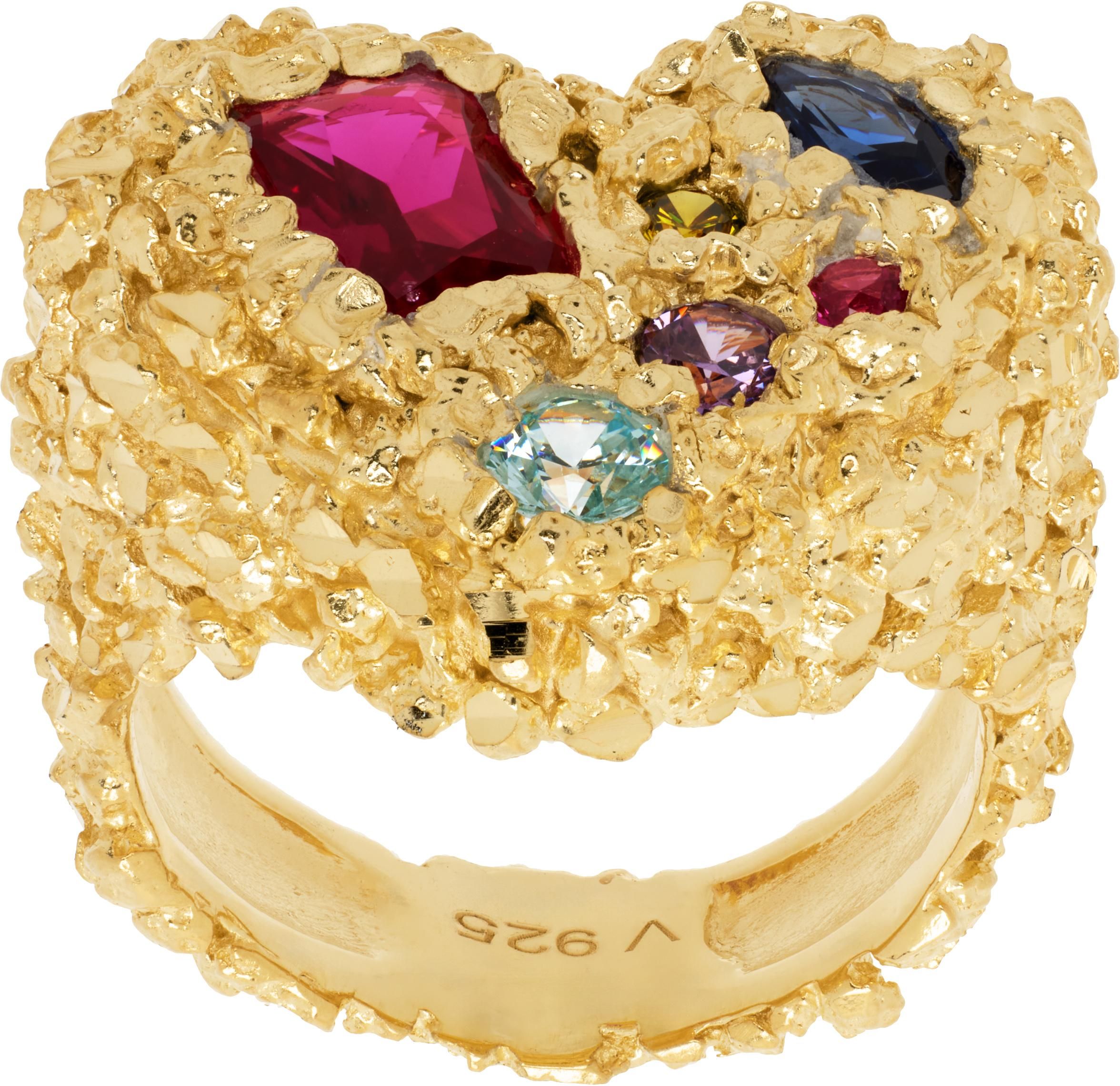 【関税込み】Veneda Carter SSENSE限定 シルバー VC017 リング Veneda Carter SSENSE Exclusive Silver VC017 Hammered Gem