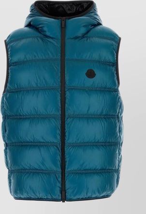 Moncler quilted down hooded puffer vest