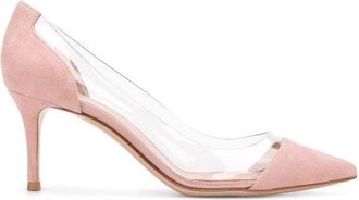 Gianvito Rossi Plexi Kitten Heel Pumps Size 39.5