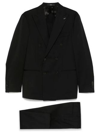 SAPIO wool suit - men - Cupro/Wool - 52 - Black