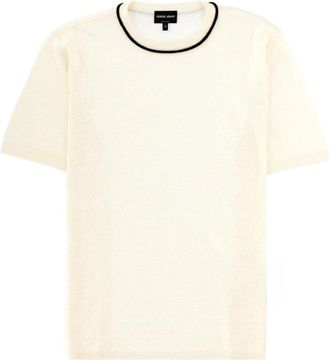 Giorgio Armani Linen And Silk T Shirt