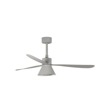 Netlighting Amelia Large Cone Led Grey Ceiling Fan 6 Speed